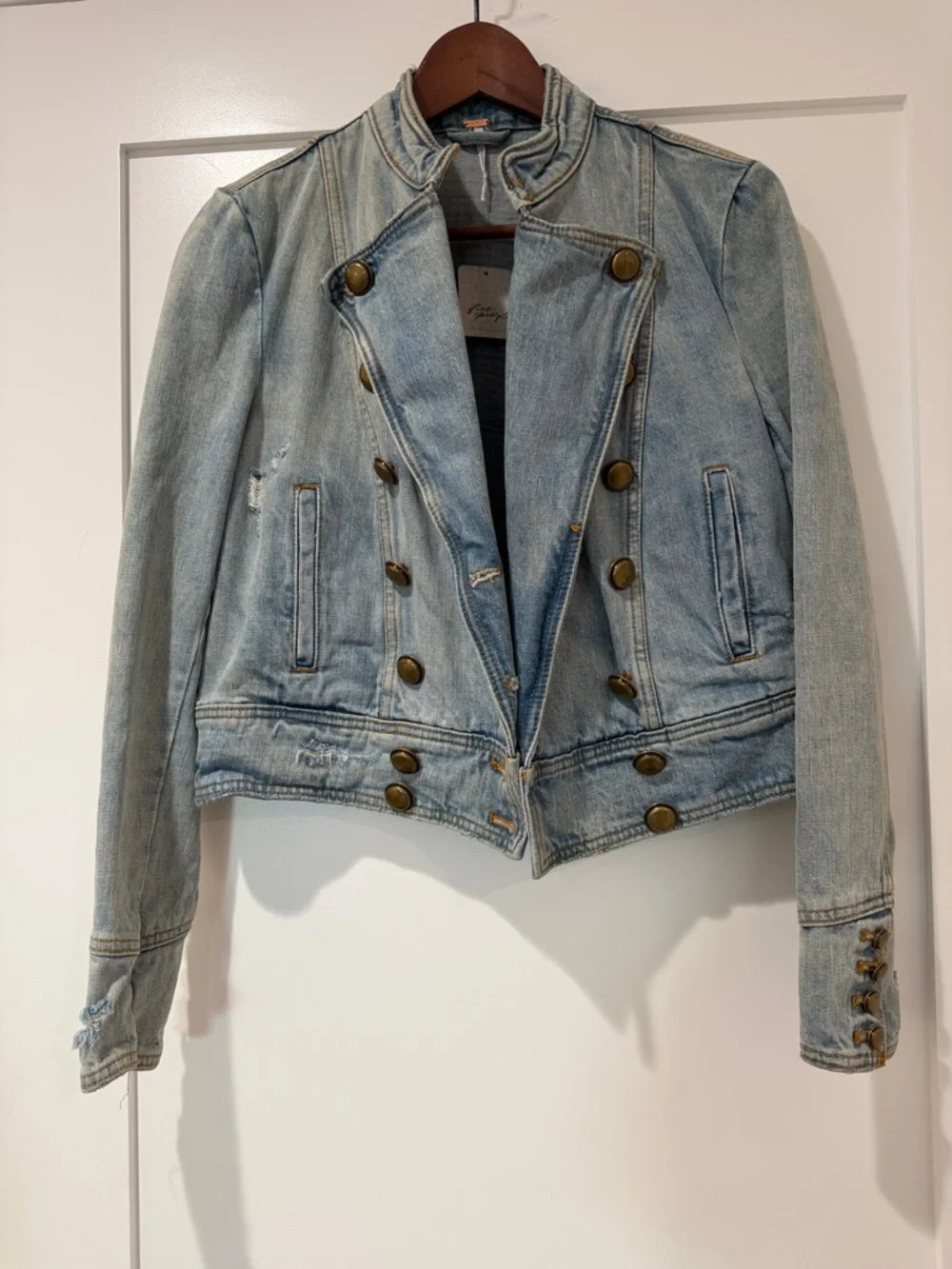 NWT Free People Denim Jacket - Picture 6 of 11